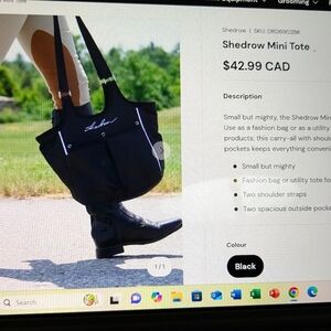Equestrian tote